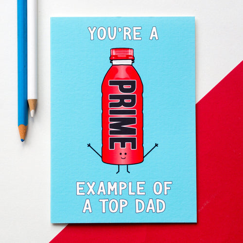 Funny Prime Hydration Card for Dad - Of Life & Lemons®