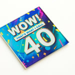 'Wow! That's What I Call..' 40th Birthday Coaster