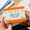 Personalised Train Ticket Father's Day Card Cards for Dad Of Life & Lemons 