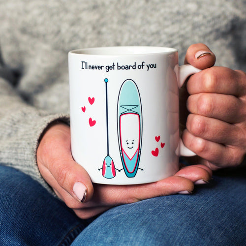 Romantic Stand Up Paddle Board Mug Mug Of Life & Lemons 