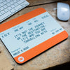 Personalised Train Ticket Mouse Mat Mouse Mat Of Life & Lemons® 