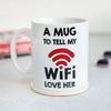Funny Wifi Valentine's Mug for Wife Mug Of Life & Lemons 