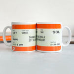 Personalised Train Ticket Mug for Grandad Personalised Mug Of Life & Lemons 