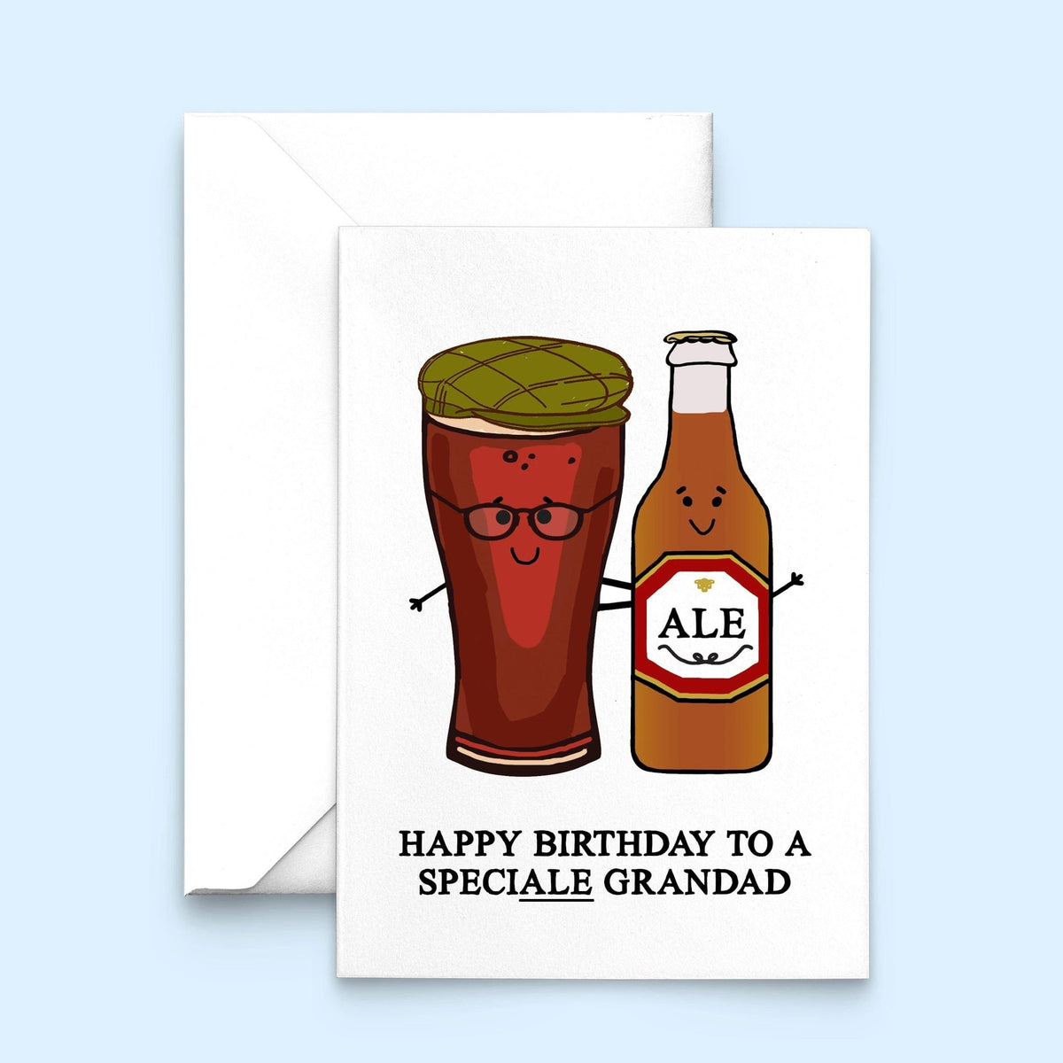 Personalized Birthday Card For Beer Lovers - Dad, Son, Husband, Brother, Granddad