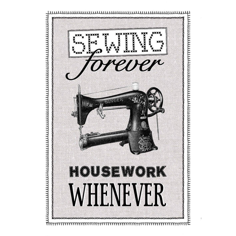 Vintage Sewing Quote Print General Prints Of Life & Lemons 