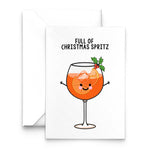 'Full of Christmas Spritz' Funny Christmas Card Christmas Cards Of Life & Lemons 