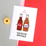 'SpeciALE' Funny Beer Valentine's Card Cards for your Other Half Of Life & Lemons 
