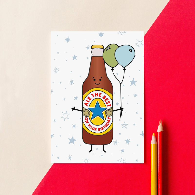 Funny Beer Birthday Card Birthday Cards Of Life & Lemons 