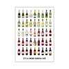 'It's A Wine-derful Life' Different Types of Wine Print Montage Prints Of Life & Lemons 