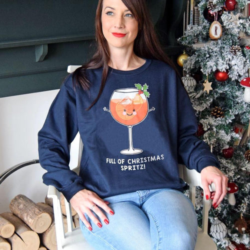 Funny Spritz Christmas Jumper Sweatshirt Of Life & Lemons 