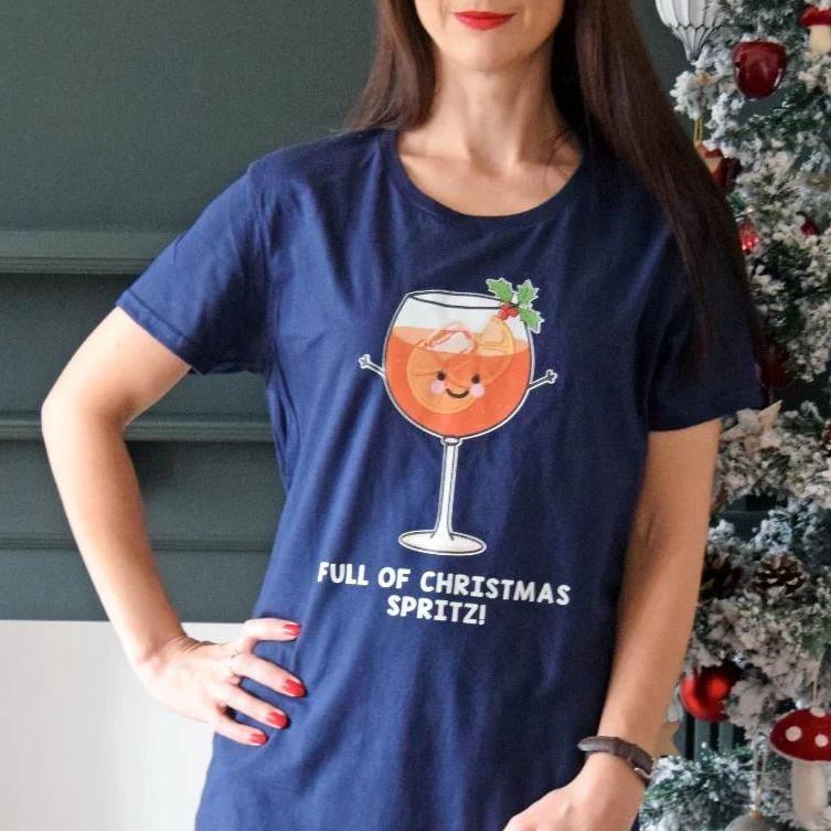 Funny Spritz Christmas T-Shirt T-Shirt Of Life & Lemons 