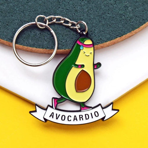 'Avocardio' Keyring Keyring Of Life & Lemons 