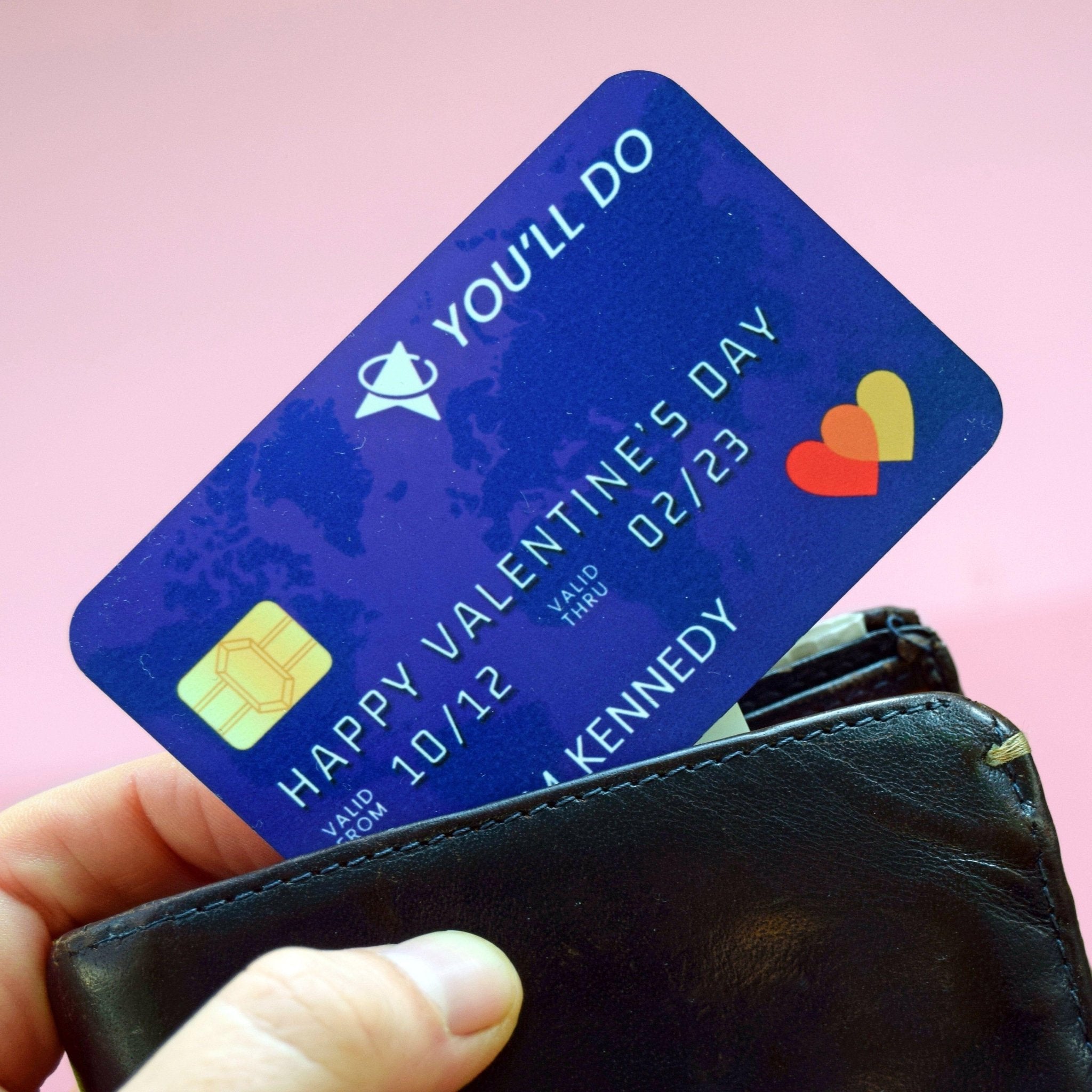 Bank Insert Back Personalised Bank Card Wallet Insert – Of Life & Lemons®