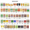 Personalised Friends as Drinks Print