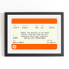 Personalised Best Man Print Train Ticket Prints Of Life & Lemons 