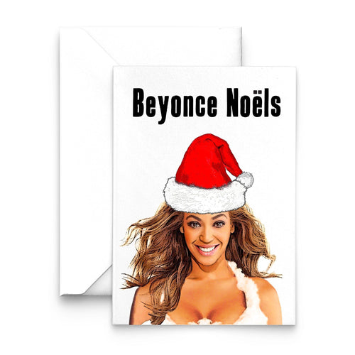 'Beyoncé Noëls' Funny Christmas Card Christmas Cards Of Life & Lemons 