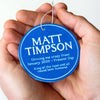 Personalised Blue Plaque Car Air Freshener - Of Life & Lemons®