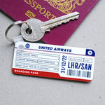 Personalised Boarding Pass Keyring Personalised Keyring Of Life & Lemons 