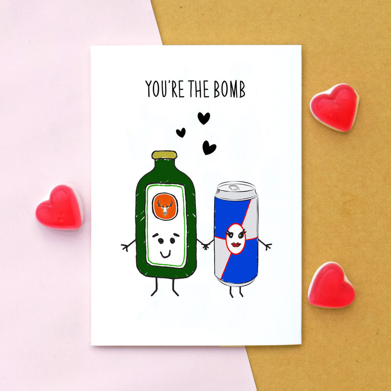 'You're the Bomb' Card Cards for your Other Half Of Life & Lemons 