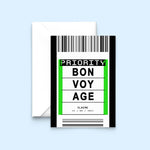 Personalised 'Bon Voyage' Card General Cards Of Life & Lemons 