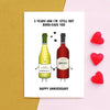 Wine anniversary card
