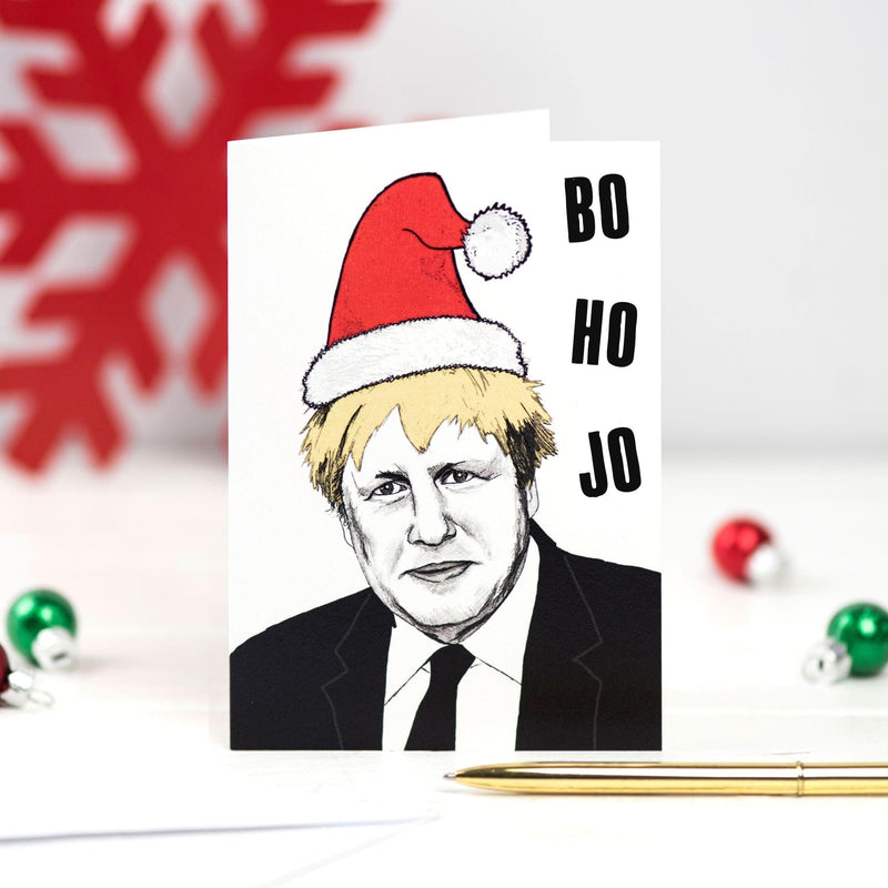 'Ho Bo Jo' Funny Boris Christmas Card Christmas Card Of Life & Lemons 