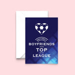 Football Valentine's Card for Boyfriend Cards for your Other Half Of Life & Lemons 