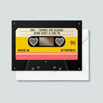 'B-Side Me' Cassette Card for Dad Cards for Dad Of Life & Lemons 