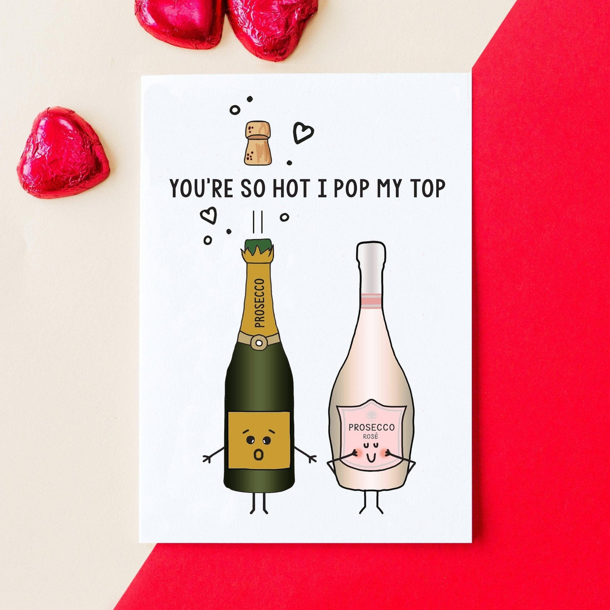 Funny Prosecco Card For Partner - Of Life & Lemons®