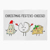 Funny Cheese Christmas Tea Towel Tea Towel Of Life & Lemons 