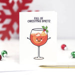 'Full of Christmas Spritz' Funny Christmas Card Christmas Cards Of Life & Lemons 