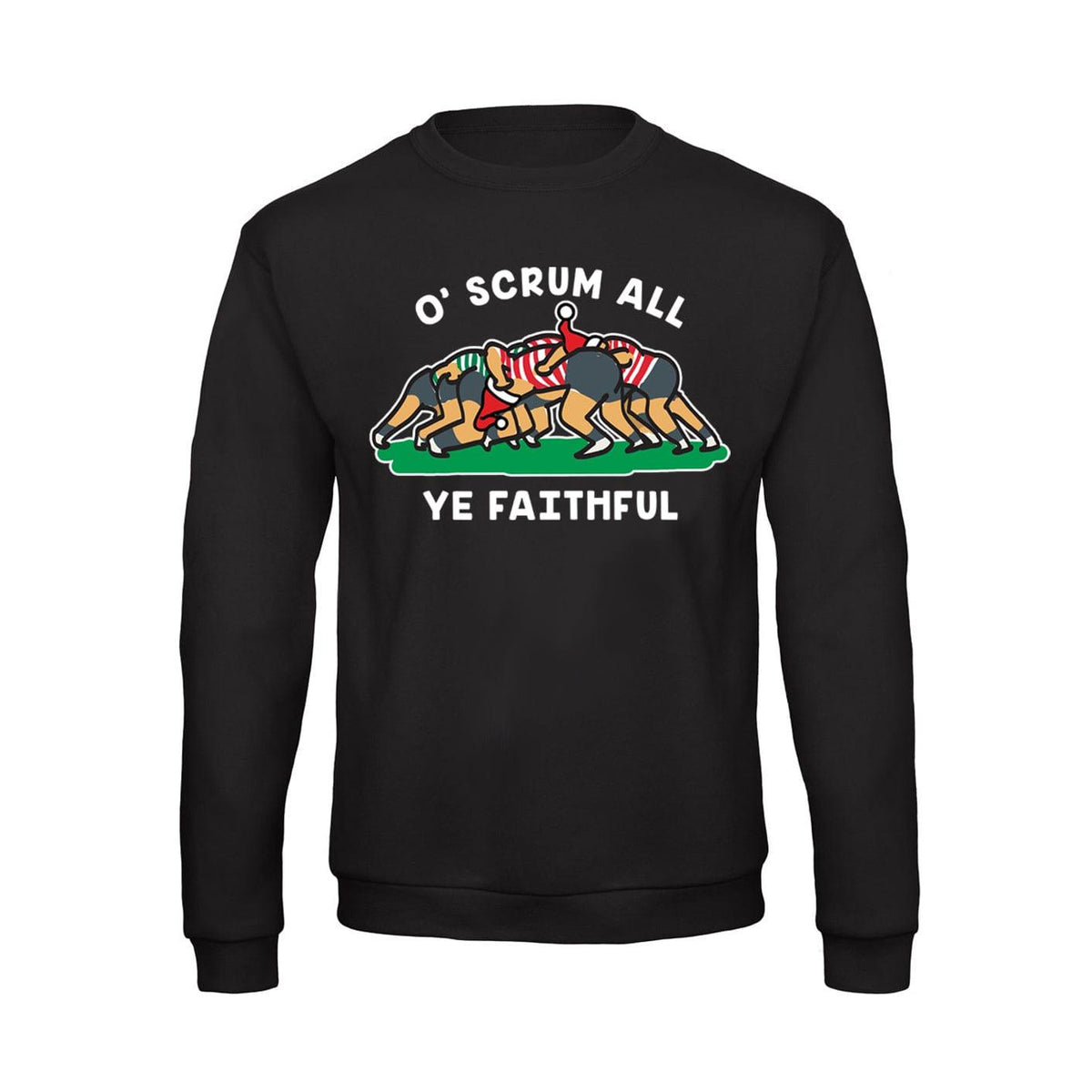 Funny Rugby Unisex Christmas Jumper Sweatshirt Of Life & Lemons 