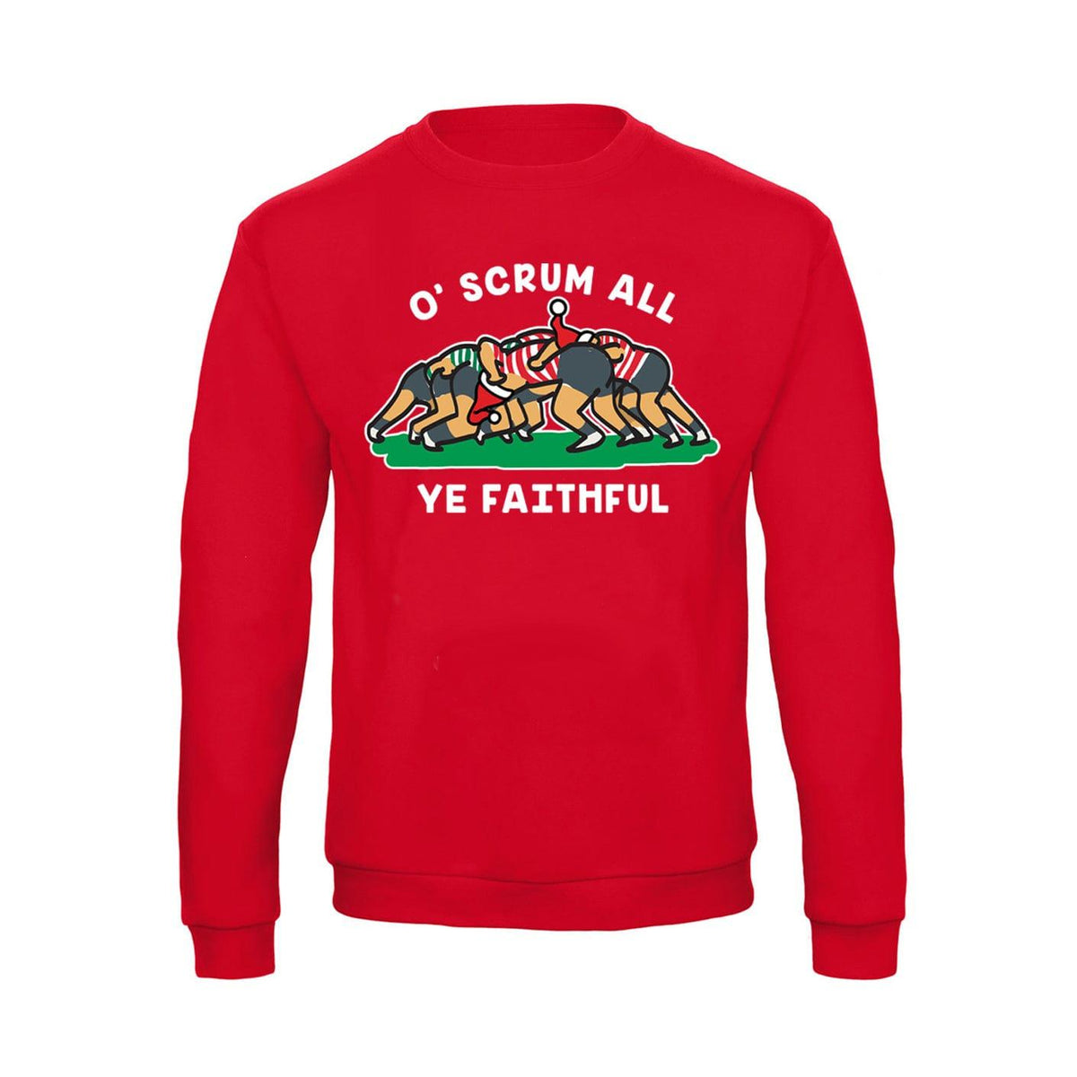 Funny Rugby Unisex Christmas Jumper Sweatshirt Of Life & Lemons 