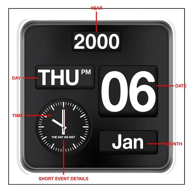 Personalised Special Date Keyring
