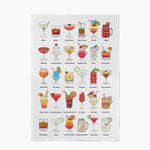 Illustrated Cocktails Tea Towel Tea Towel Of Life & Lemons 