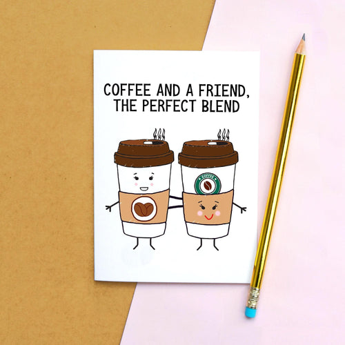 'Coffee and a Friend' Card Cards for Friends Of Life & Lemons 