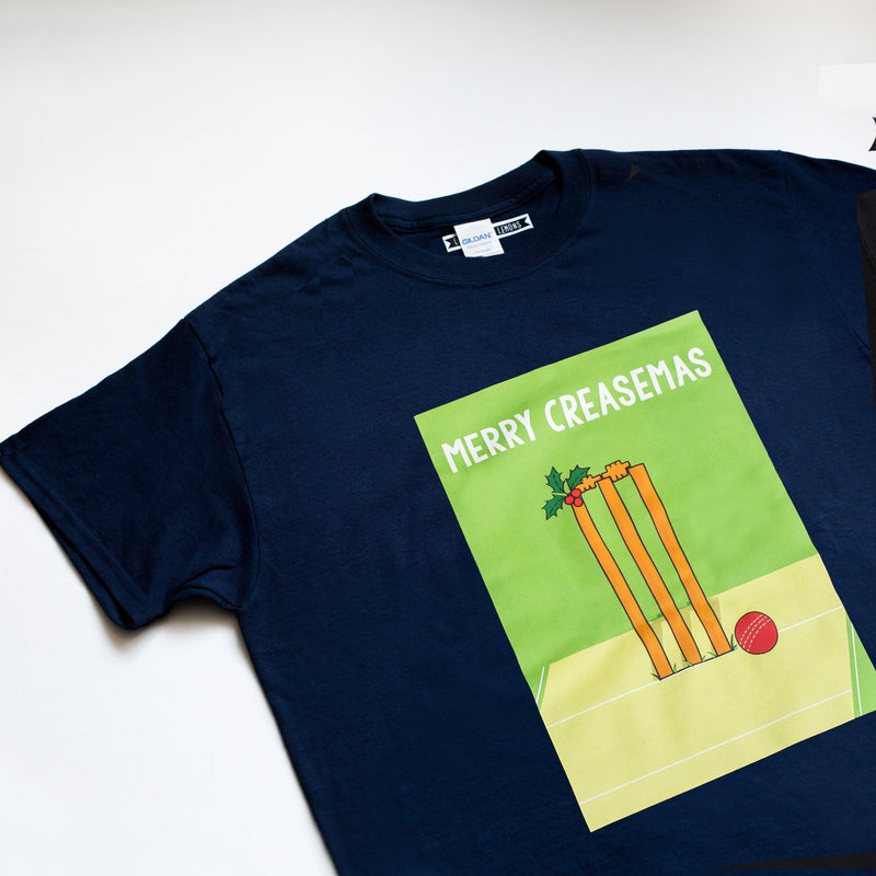 Mens Cricket Christmas T-Shirt T-Shirt Of Life & Lemons 