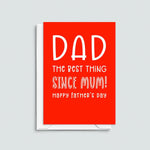 'Best Thing Since Mum' Funny Father's Day Card Cards for Dad Of Life & Lemons 
