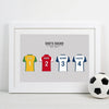 Personalised Football Print for Dad Personalised Prints Of Life & Lemons 