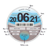 Personalised Glass Tax Disc Coaster for Dad Coaster Of Life & Lemons® 