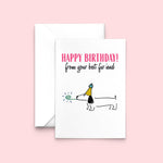 'Best Fur-iend' Funny Dog Birthday Card Birthday Cards Of Life & Lemons 