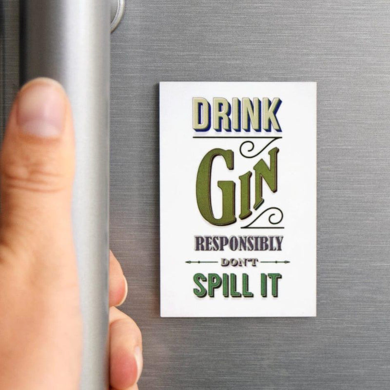 Funny Gin Fridge Magnet Fridge Magnet Of Life & Lemons 