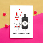 Personalised Drinks Valentine's Card Cards for your Other Half Of Life & Lemons 