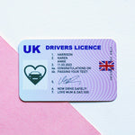 Personalised Driving License Wallet Insert Wallet Keepsake Of Life & Lemons 
