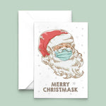 Funny Face Mask Christmas Card Christmas Cards Of Life & Lemons 