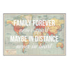 Personalised Family Print Map Prints Of Life & Lemons 