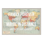 Personalised Family Print Map Prints Of Life & Lemons 