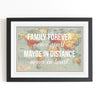 Personalised Family Print Map Prints Of Life & Lemons 