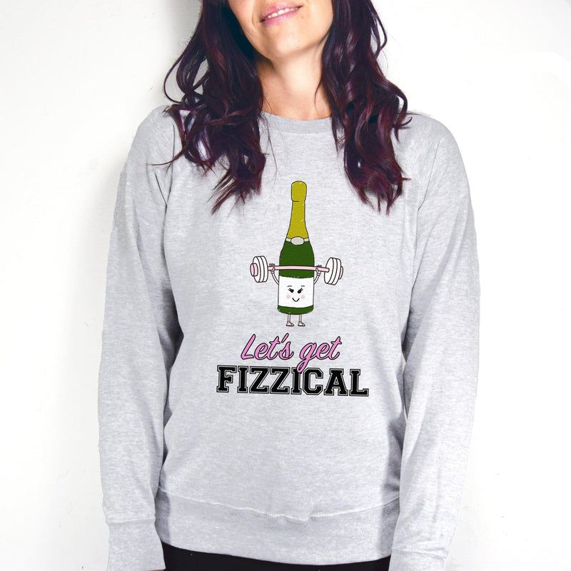 'Let's Get Fizzical' Prosecco Women's Sweater Sweatshirt Of Life & Lemons 
