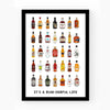 'It's A Rum-derful Life' Print Montage Prints Of Life & Lemons 